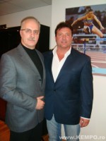 ANS President Octavian Bellu , Jeff Speakman , 2008