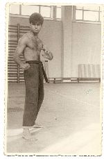 Romania-Amatto Zaharia opens his first military DOJO, 1984