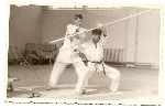 Romania-Amatto Zaharia opens his first military DOJO, 1984
