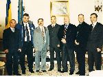 Greeting ceremony Romanian Presidency 2004