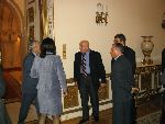 Greeting ceremony Romanian Presidency 2004