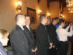 Greeting ceremony Romanian Presidency 2004