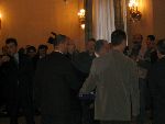 Greeting ceremony Romanian Presidency 2004