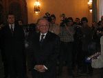 Greeting ceremony Romanian Presidency 2004