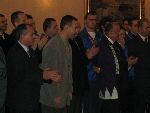 Greeting ceremony Romanian Presidency 2004