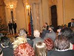 Greeting ceremony Romanian Presidency 2004
