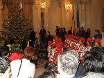 Greeting ceremony Romanian Presidency 2004