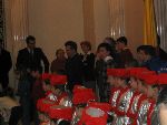 Greeting ceremony Romanian Presidency 2004