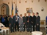 Greeting ceremony Romanian Presidency 2004