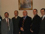Greeting ceremony Romanian Presidency 2004