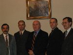 Greeting ceremony Romanian Presidency 2004