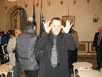 Greeting ceremony Romanian Presidency 2004