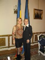 Greeting ceremony Romanian Presidency 2004