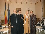 Greeting ceremony Romanian Presidency 2004