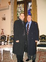 Greeting ceremony Romanian Presidency 2004