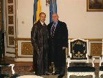 Greeting ceremony Romanian Presidency 2004