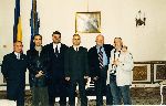 Greeting ceremony Romanian Presidency 2004