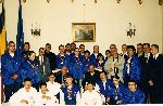 Greeting ceremony Romanian Presidency 2004