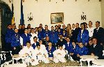 Greeting ceremony Romanian Presidency 2004