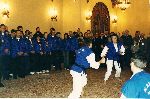 Greeting ceremony Romanian Presidency 2004