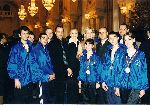 Greeting ceremony Romanian Presidency 2004