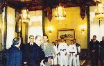 Greeting ceremony Romanian Presidency 2004