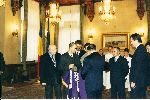 Greeting ceremony Romanian Presidency 2004