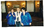 Greeting ceremony Romanian Presidency 2004