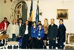 Greeting ceremony Romanian Presidency 2004