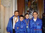 Greeting ceremony Romanian Presidency 2004