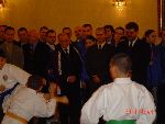 Greeting ceremony Romanian Presidency 2004