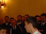 Greeting ceremony Romanian Presidency 2004