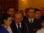 Greeting ceremony Romanian Presidency 2004