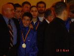 Greeting ceremony Romanian Presidency 2004