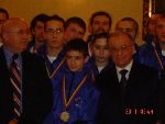 Greeting ceremony Romanian Presidency 2004