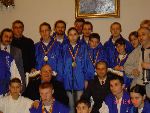 Greeting ceremony Romanian Presidency 2004