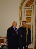 Greeting ceremony Romanian Presidency 2004